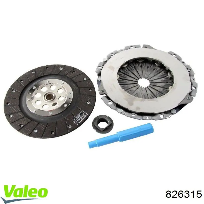 Комплект сцепления (3 части) VALEO 826315 цена, от 184.64 USD