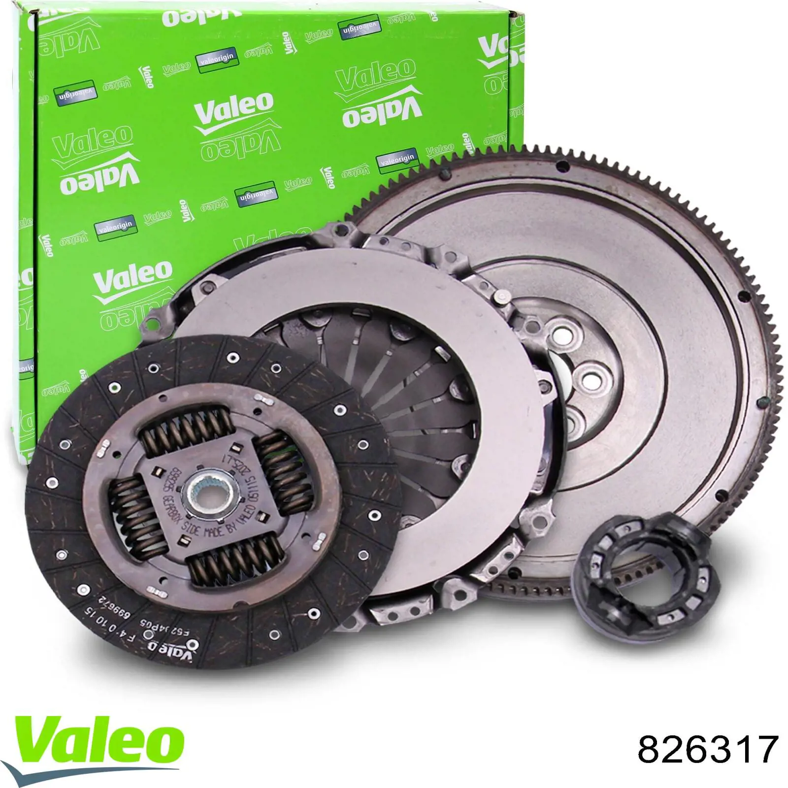 Комплект сцепления (3 части) VALEO 826317 цена, от 302.54 USD