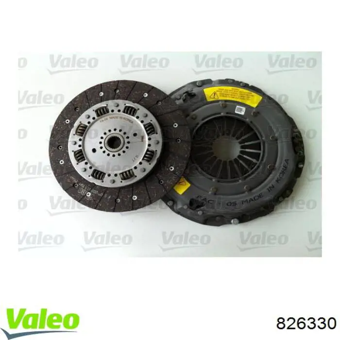 Купить 826330 VALEO Комплект сцепления (диск, корзина, подшипник)