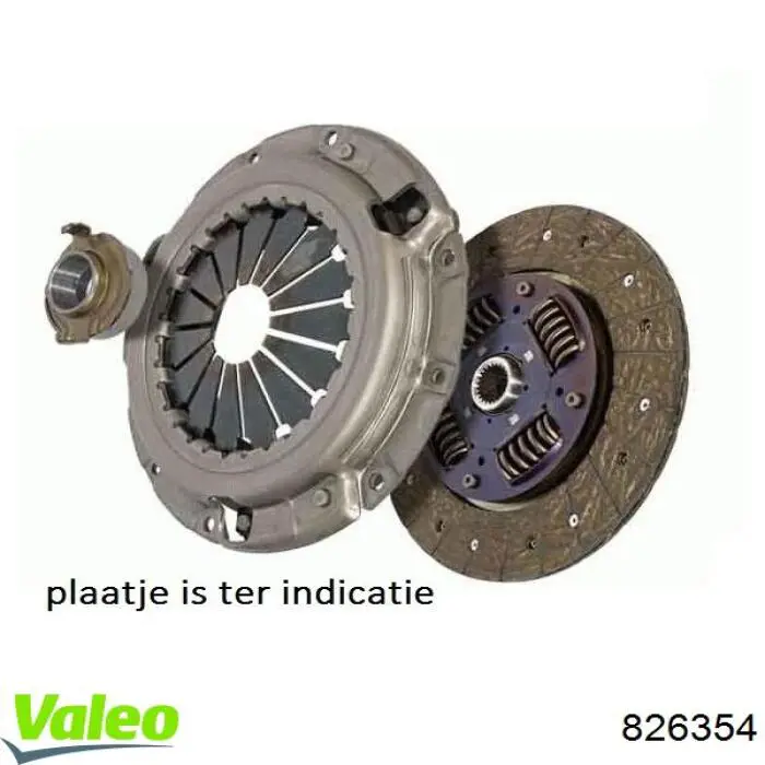 Комплект сцепления (3 части) VALEO 826354 цена, от 218.49 USD