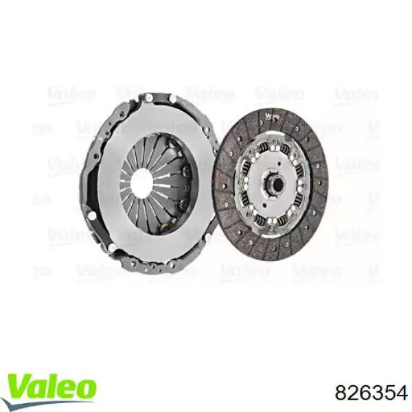 Купить 826354 VALEO Комплект сцепления (диск, корзина, подшипник)