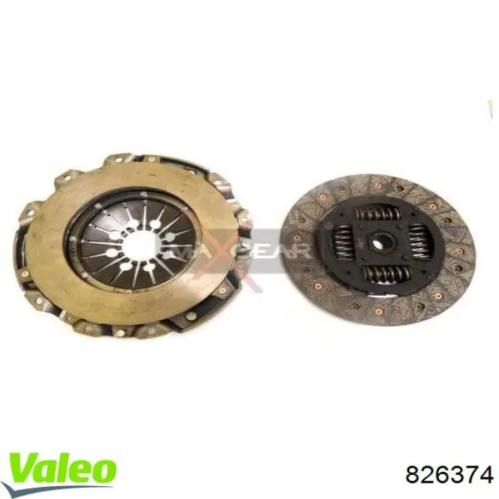 Купить 826374 VALEO Комплект сцепления (диск, корзина, подшипник)