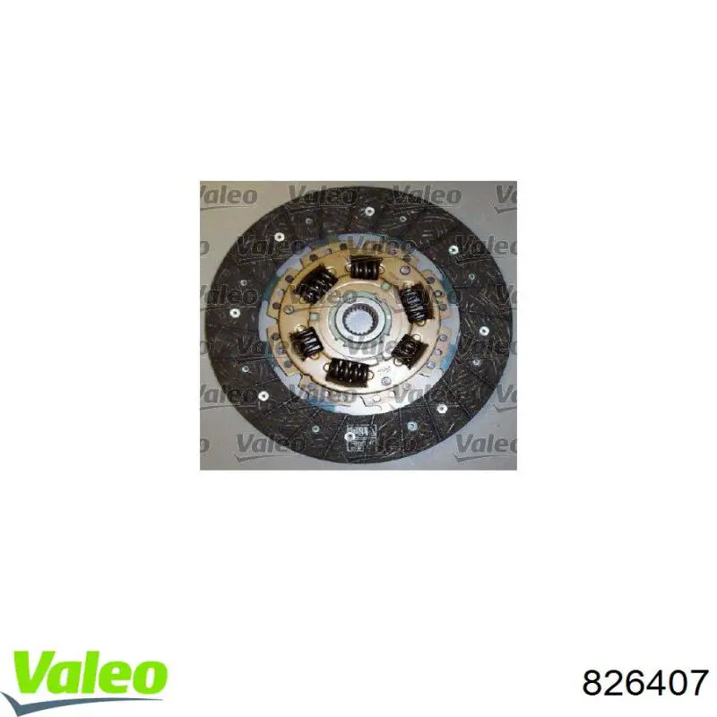 Комплект сцепления (3 части) VALEO 826407 цена, от 176.32 USD