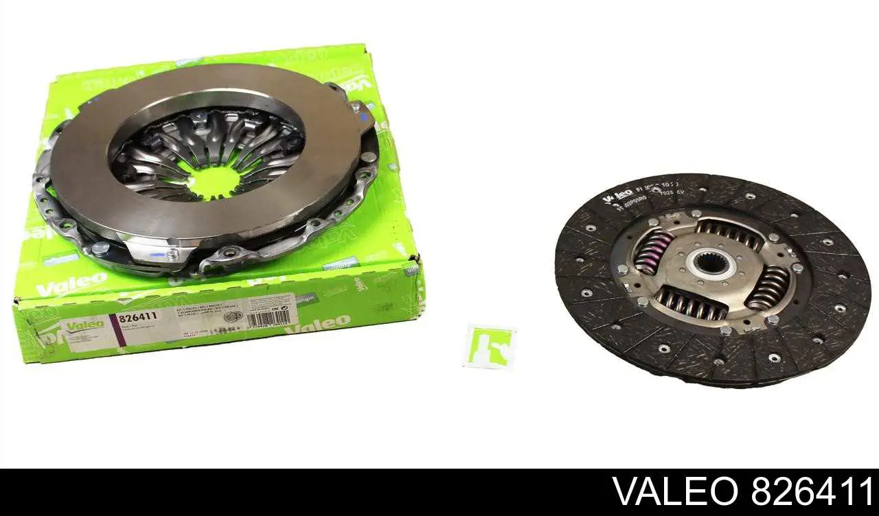 Комплект сцепления (3 части) VALEO 826411 цена, от 265.41 USD