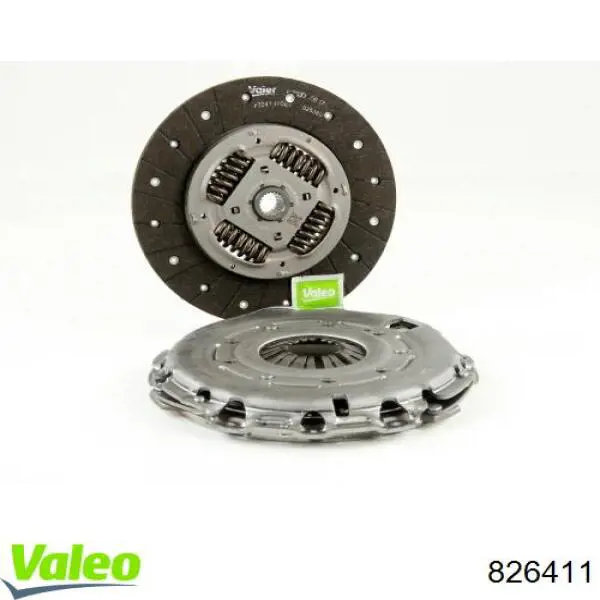 Купить 826411 VALEO Комплект сцепления (диск, корзина, подшипник)