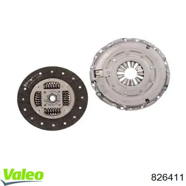 Комплект сцепления (3 части) VALEO 826411 цена, от 265.41 USD