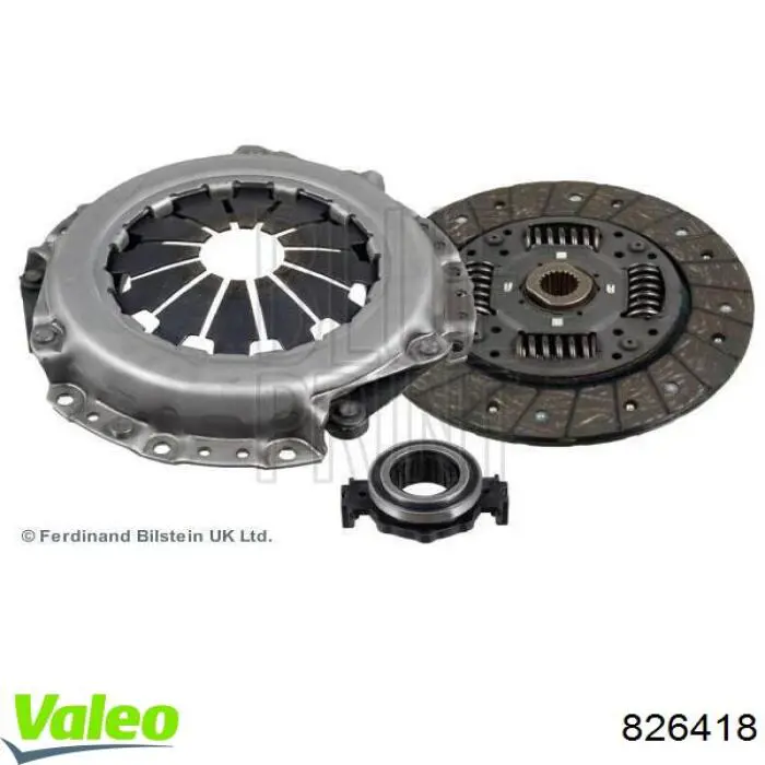Комплект сцепления (3 части) VALEO 826418 цена, от 122.80 USD