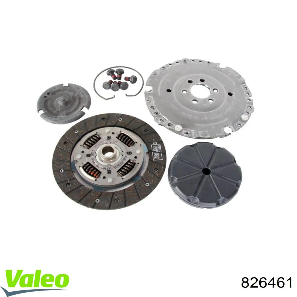 Комплект сцепления (3 части) VALEO 826461 цена, от 178.52 USD