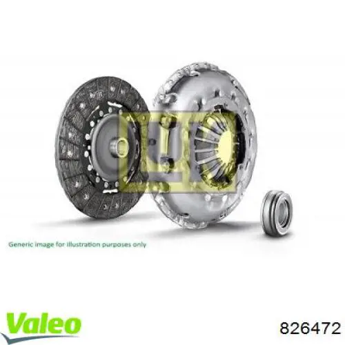 826472 VALEO Сцепление в сборе