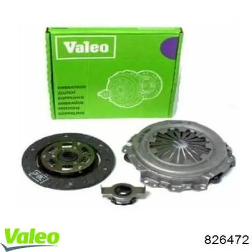 Комплект сцепления (3 части) VALEO 826472 цена, от 309.67 USD