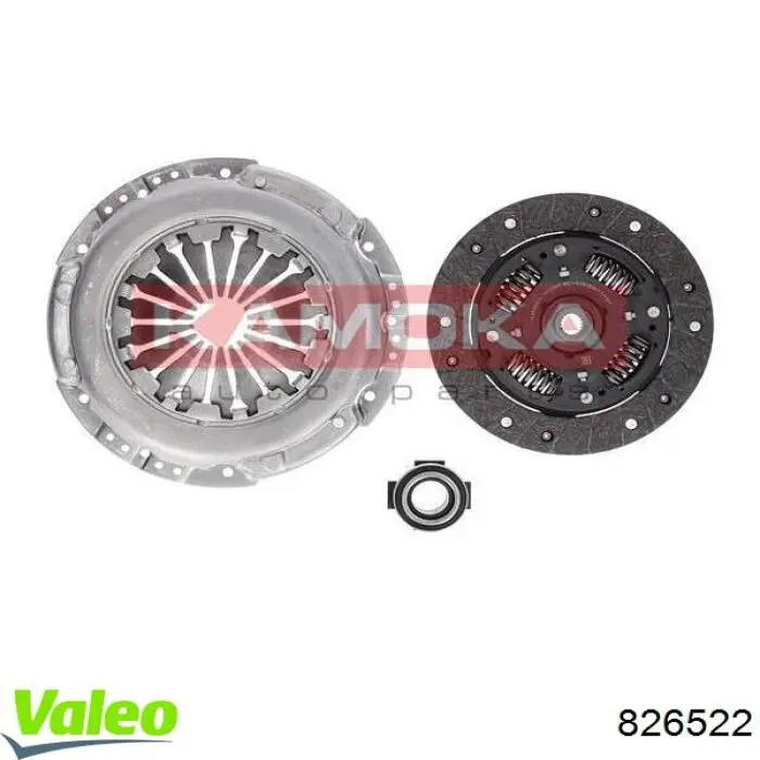 Купить 826522 VALEO Комплект сцепления (диск, корзина, подшипник)