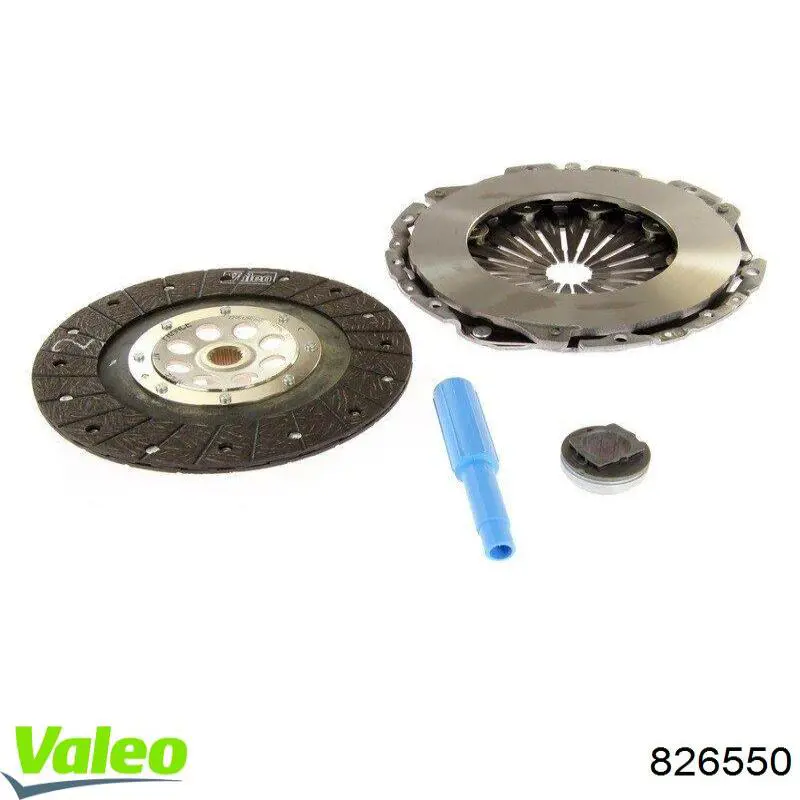 Комплект сцепления (3 части) VALEO 826550 цена, от 110.45 USD