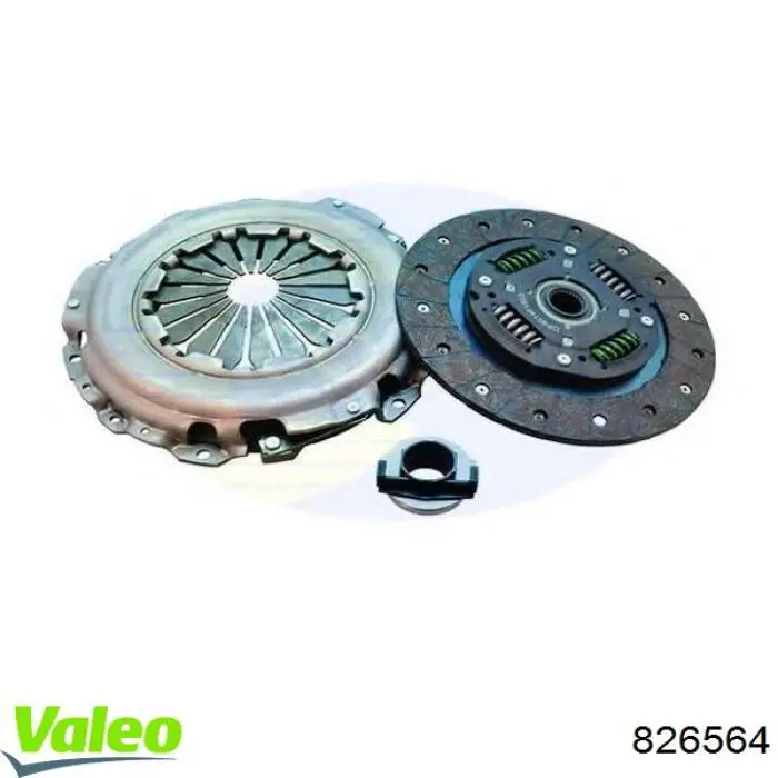 Купить 826564 VALEO Комплект сцепления (диск, корзина, подшипник)