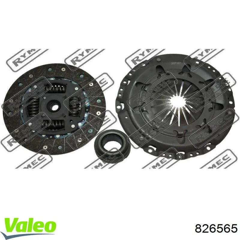 Купить 826565 VALEO Комплект сцепления (диск, корзина, подшипник)