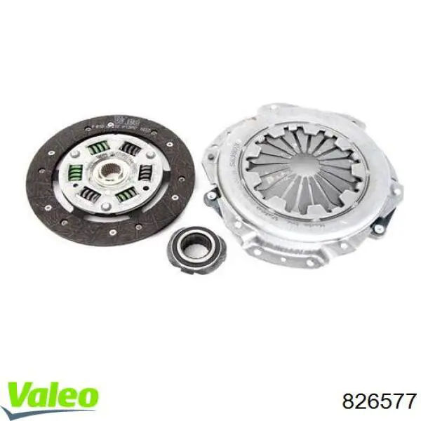 Купить 826577 VALEO Комплект сцепления (диск, корзина, подшипник)
