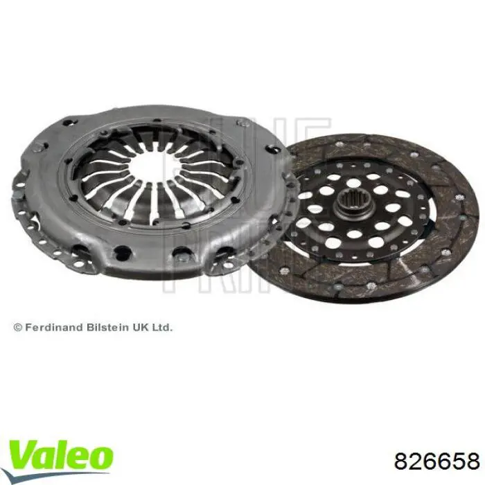 Купить 826658 VALEO Комплект сцепления (диск, корзина, подшипник)