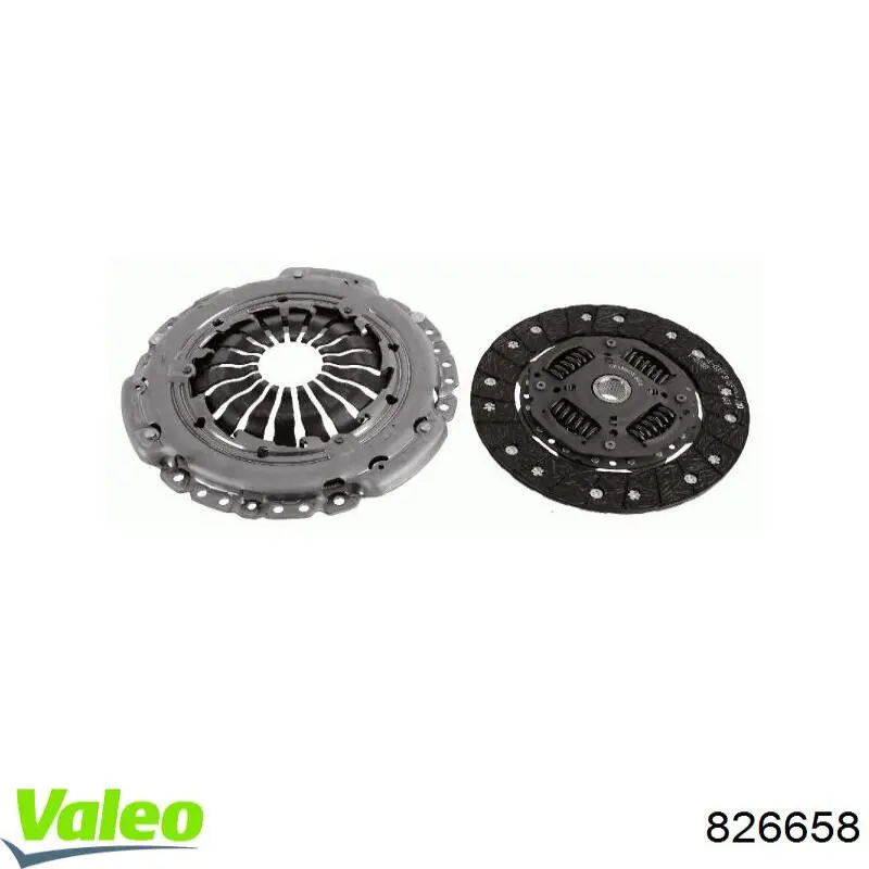 Комплект сцепления (3 части) VALEO 826658 цена, от 169.55 USD