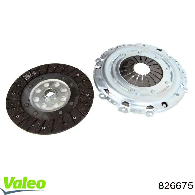 Комплект сцепления (3 части) VALEO 826675 цена, от 194.12 USD