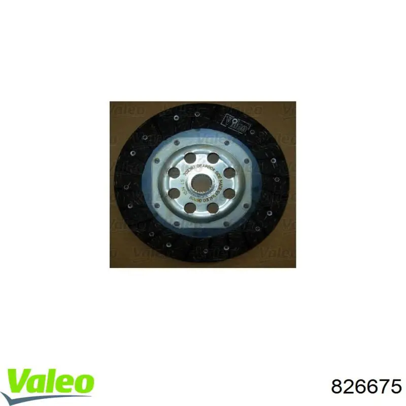 Купить 826675 VALEO Комплект сцепления (диск, корзина, подшипник)