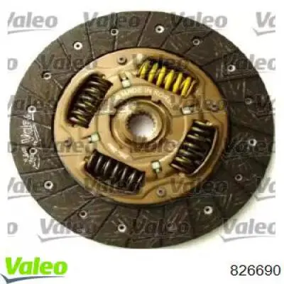 Купить 826690 VALEO Комплект сцепления (диск, корзина, подшипник)