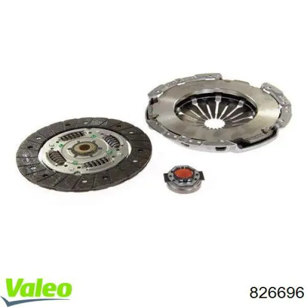 Комплект сцепления (3 части) VALEO 826696 цена, от 61.48 USD