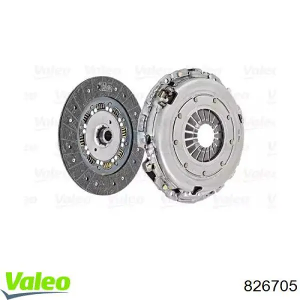 Комплект зчеплення (3 частини) 826705 VALEO