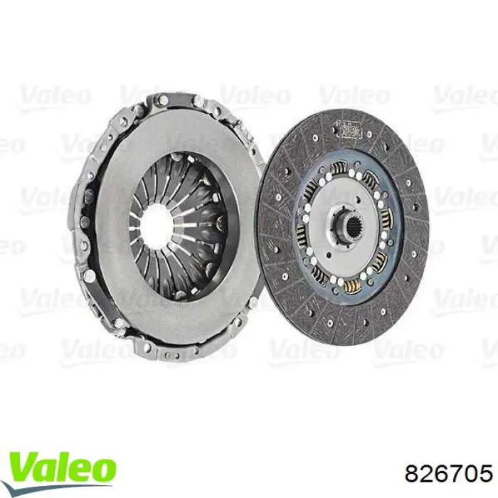Комплект зчеплення (3 частини) 826705 VALEO