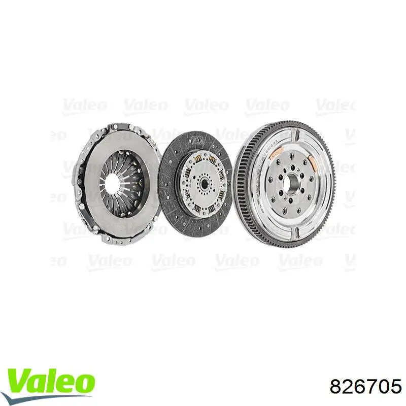 Комплект зчеплення (3 частини) 826705 VALEO