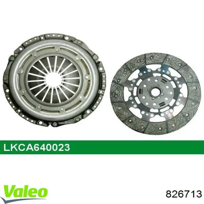 Купить 826713 VALEO Комплект сцепления (диск, корзина, подшипник)