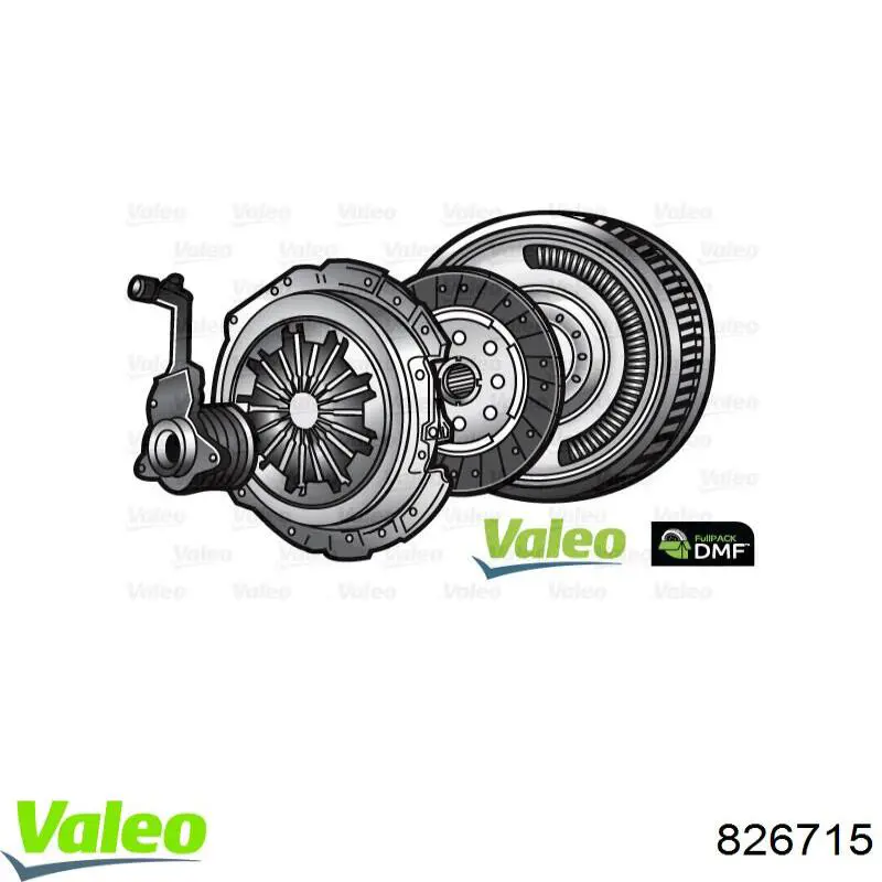Комплект сцепления (3 части) VALEO 826715 цена, от 208.57 USD