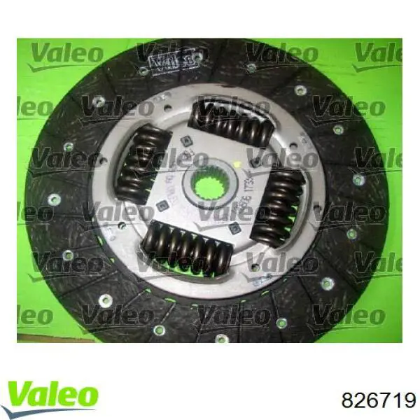 Купить 826719 VALEO Комплект сцепления (диск, корзина, подшипник)