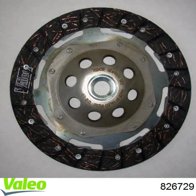 Купить 826729 VALEO Комплект сцепления (диск, корзина, подшипник)