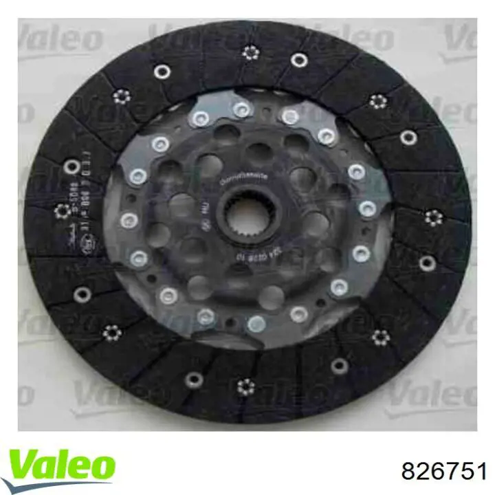 Купить 826751 VALEO Комплект сцепления (диск, корзина, подшипник)