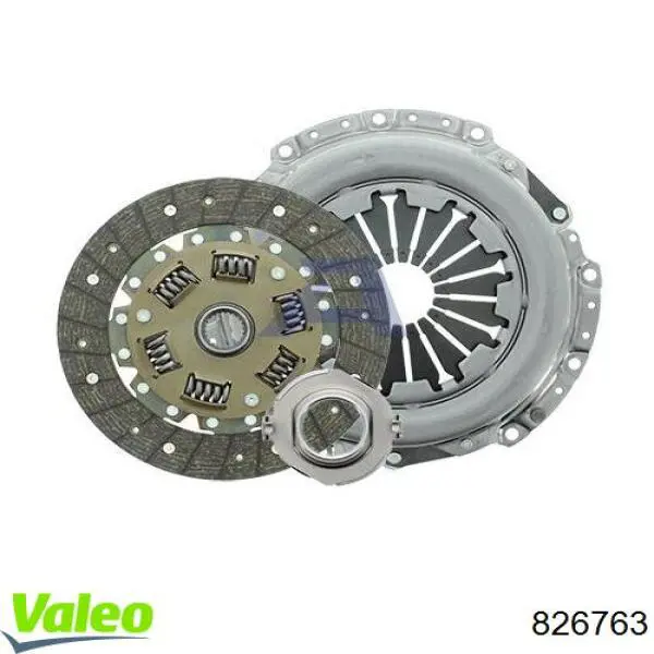 Купить 826763 VALEO Комплект сцепления (диск, корзина, подшипник)