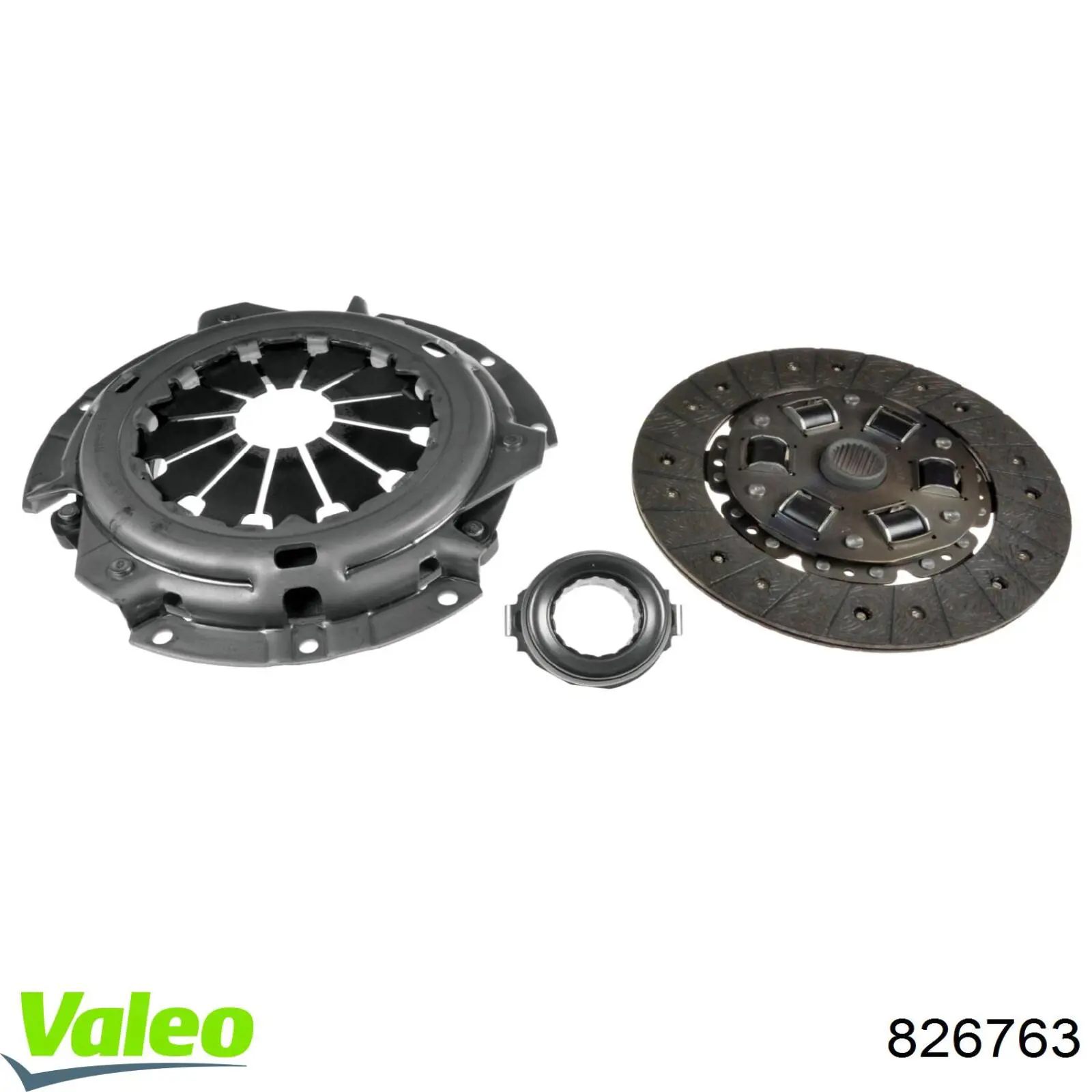 Комплект сцепления (3 части) VALEO 826763 цена, от 212.34 USD