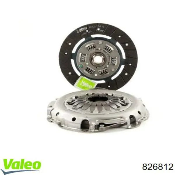 Купить 826812 VALEO Комплект сцепления (диск, корзина, подшипник)
