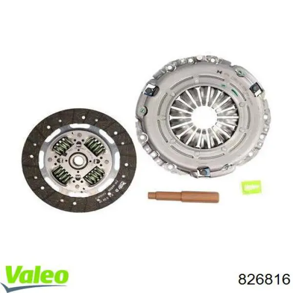Купить 826816 VALEO Комплект сцепления (диск, корзина, подшипник)