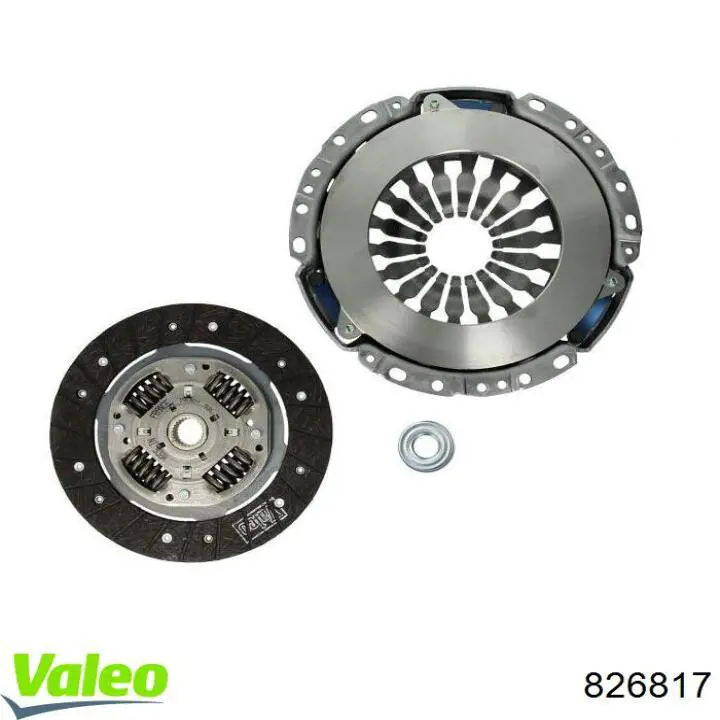 Комплект сцепления (3 части) VALEO 826817 цена, от 154.25 USD