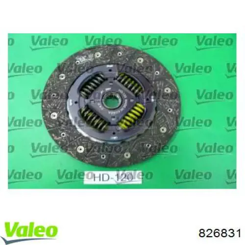 Купить 826831 VALEO Комплект сцепления (диск, корзина, подшипник)