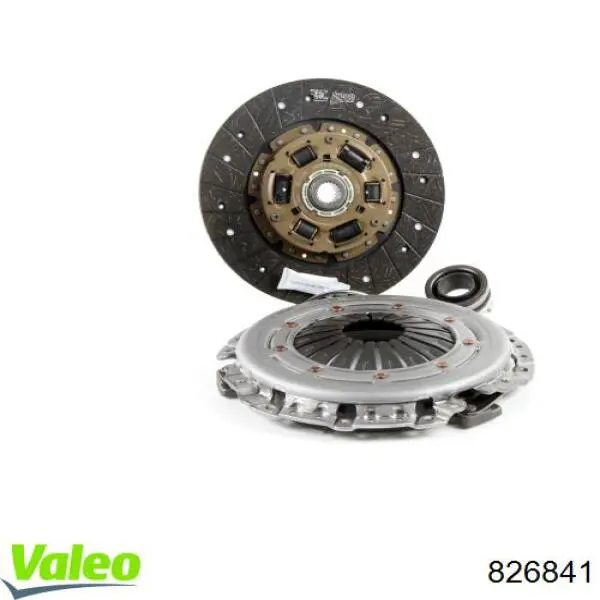 Купить 826841 VALEO Комплект сцепления (диск, корзина, подшипник)