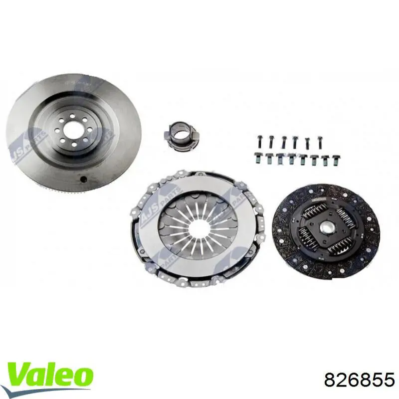Купить 826855 VALEO Комплект сцепления (диск, корзина, подшипник)