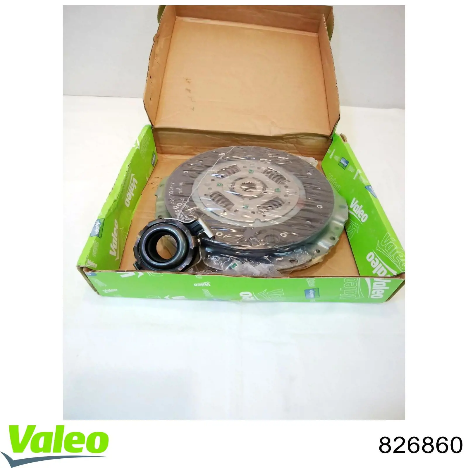 Купить 826860 VALEO Комплект сцепления (диск, корзина, подшипник)