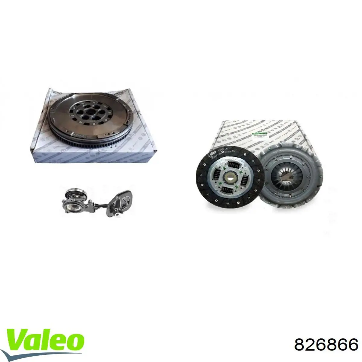 Комплект сцепления (3 части) VALEO 826866 цена, от 251.78 USD