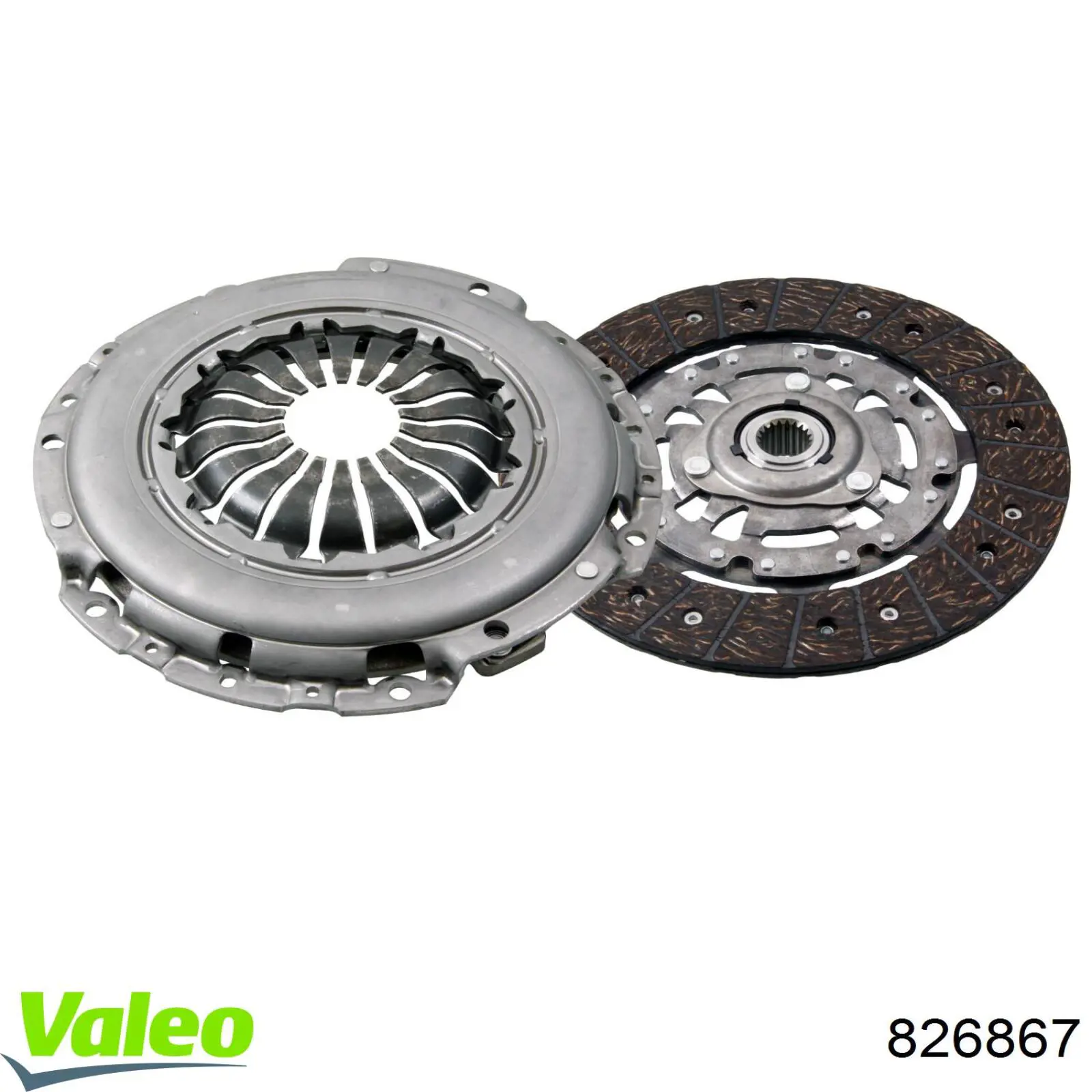 Комплект сцепления (3 части) VALEO 826867 цена, от 225.80 USD