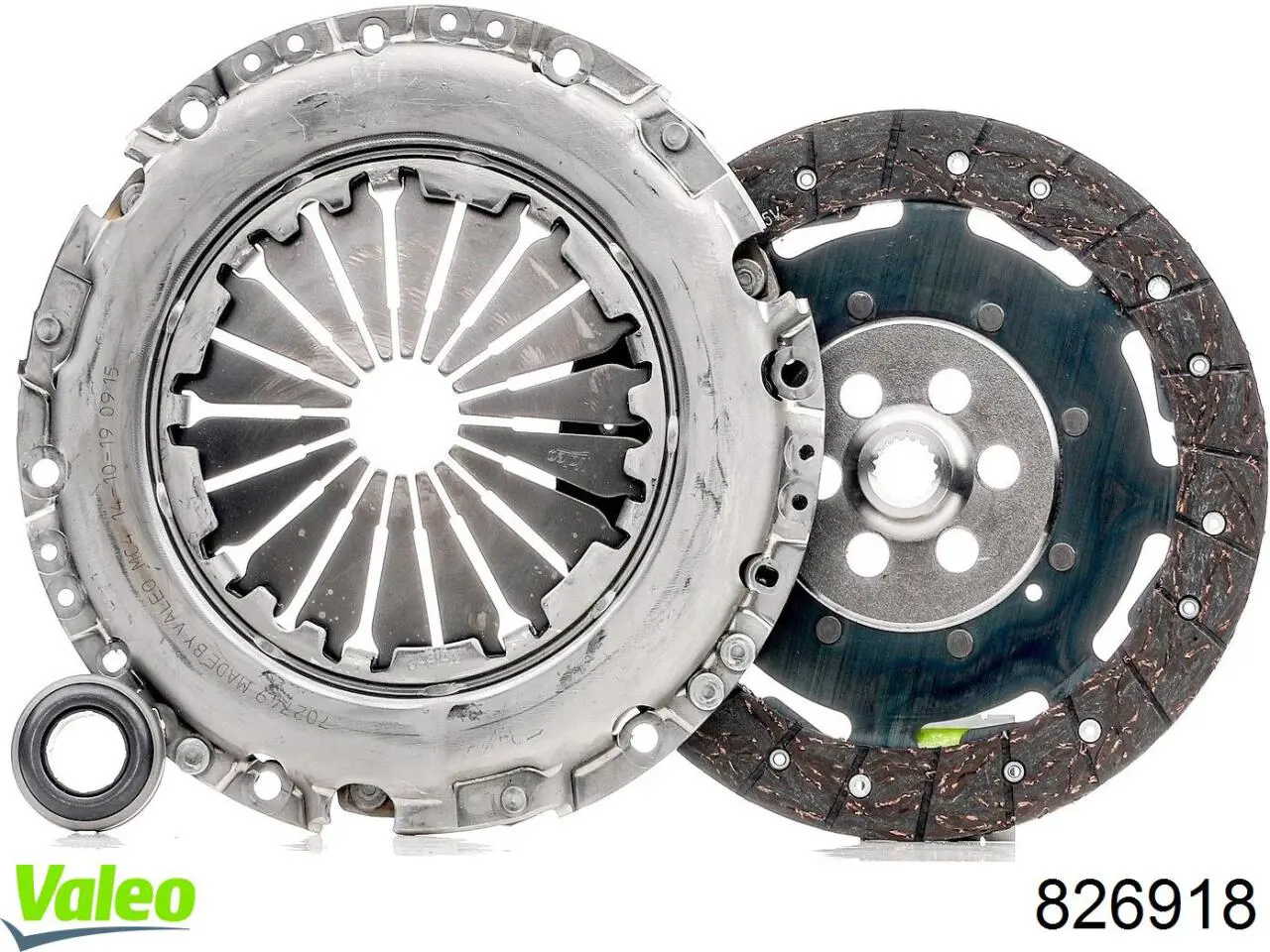 Комплект сцепления (3 части) VALEO 826918 цена, от 89.60 USD
