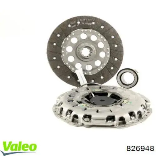 826948 VALEO kit de embraiagem (3 peças)