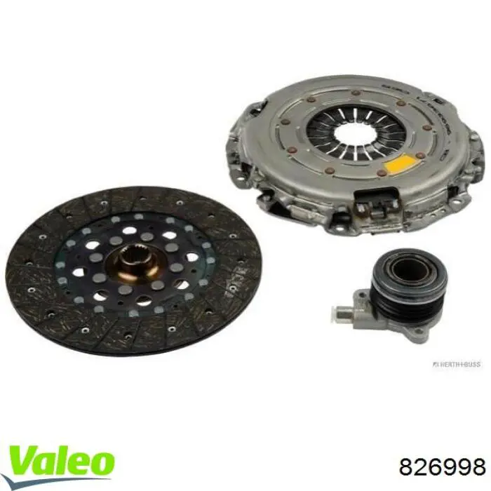 Комплект сцепления (3 части) VALEO 826998 цена, от 127.80 USD