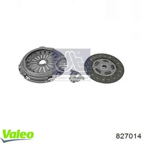 Купить 827014 VALEO Комплект сцепления (диск, корзина, подшипник)