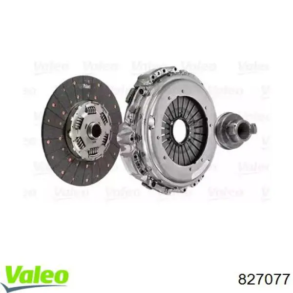 Купить 827077 VALEO Комплект сцепления (диск, корзина, подшипник)