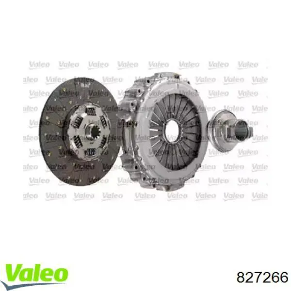 827266 VALEO kit de embraiagem (3 peças)